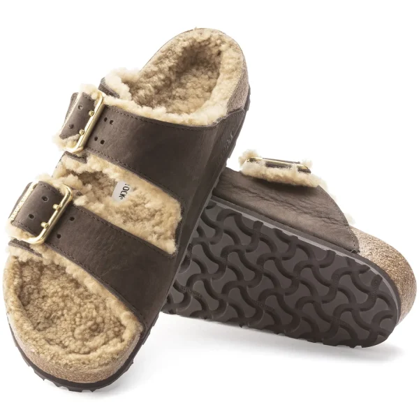 Birkenstock Arizona Bold Shearling<Men Two-Strap Sandals