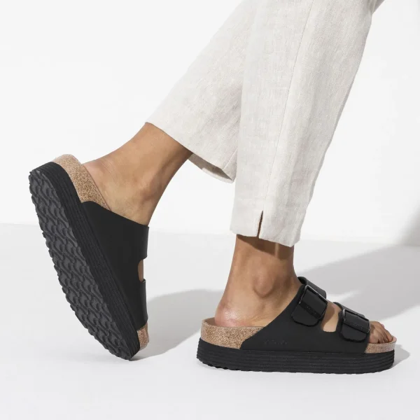 Birkenstock Arizona Platform Vegan<Women Two-Strap Sandals
